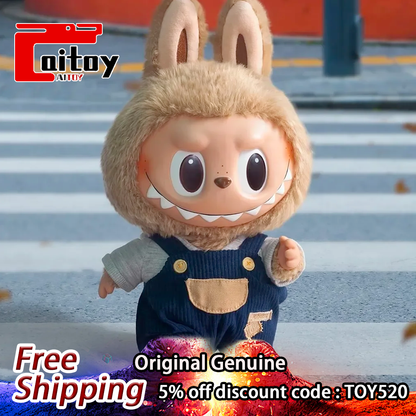 LABUBU Time to chill-Vinyl Plush Doll POP MART Original Genuine