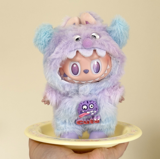 labubu purple gradient suit