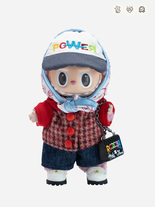 LABUBU Clothes G-Dragon Red Power Outfit