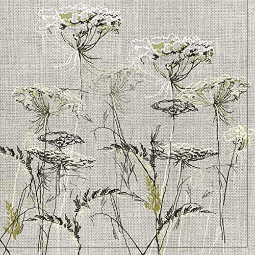 Unique Napkins Achillea Decorative Paper Decoupage Napkin #6039