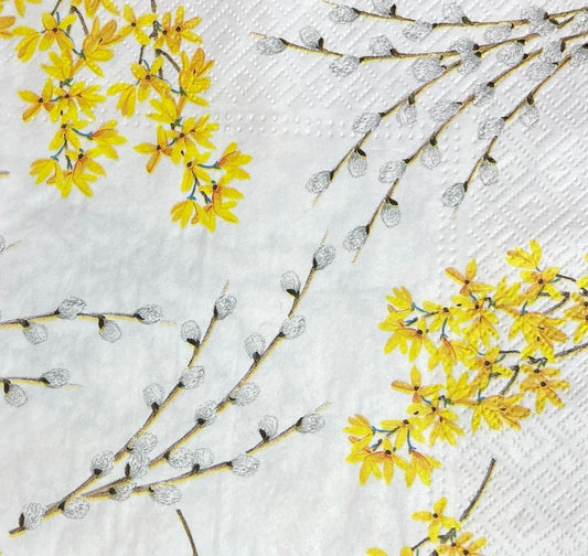 Flowers Napkins Decorative Floral Paper Decoupage Napkin #5179