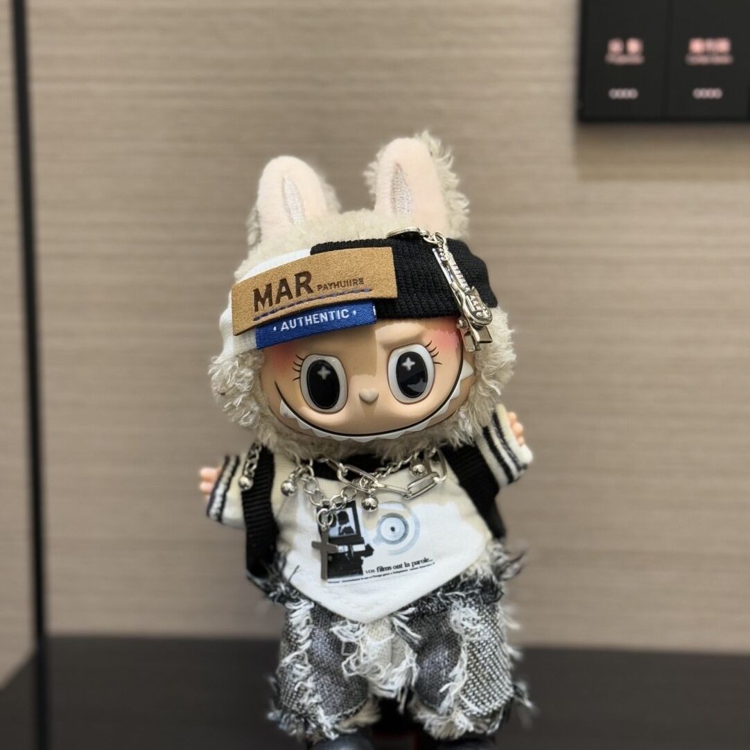 labubu17cm cute handmade lamb clothes