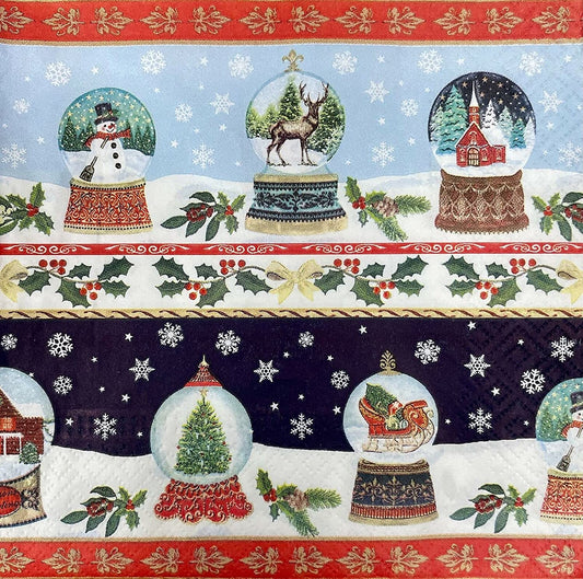 Christmas Napkins Decorative Xmas Paper Decoupage Napkin #2125