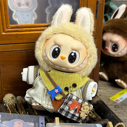 Vestito Labubu teddy con borsello