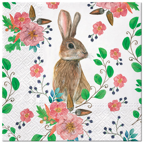 Easter Napkins Holiday Bunny Decorative Paper Decoupage Napkin #3034