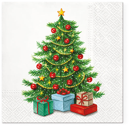 Christmas Napkins Tree Decorative Xmas Paper Decoupage Napkin #2130