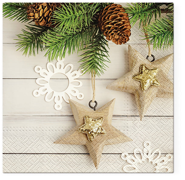 Christmas Napkins Star Decorative Xmas Paper Decoupage Napkin #2128